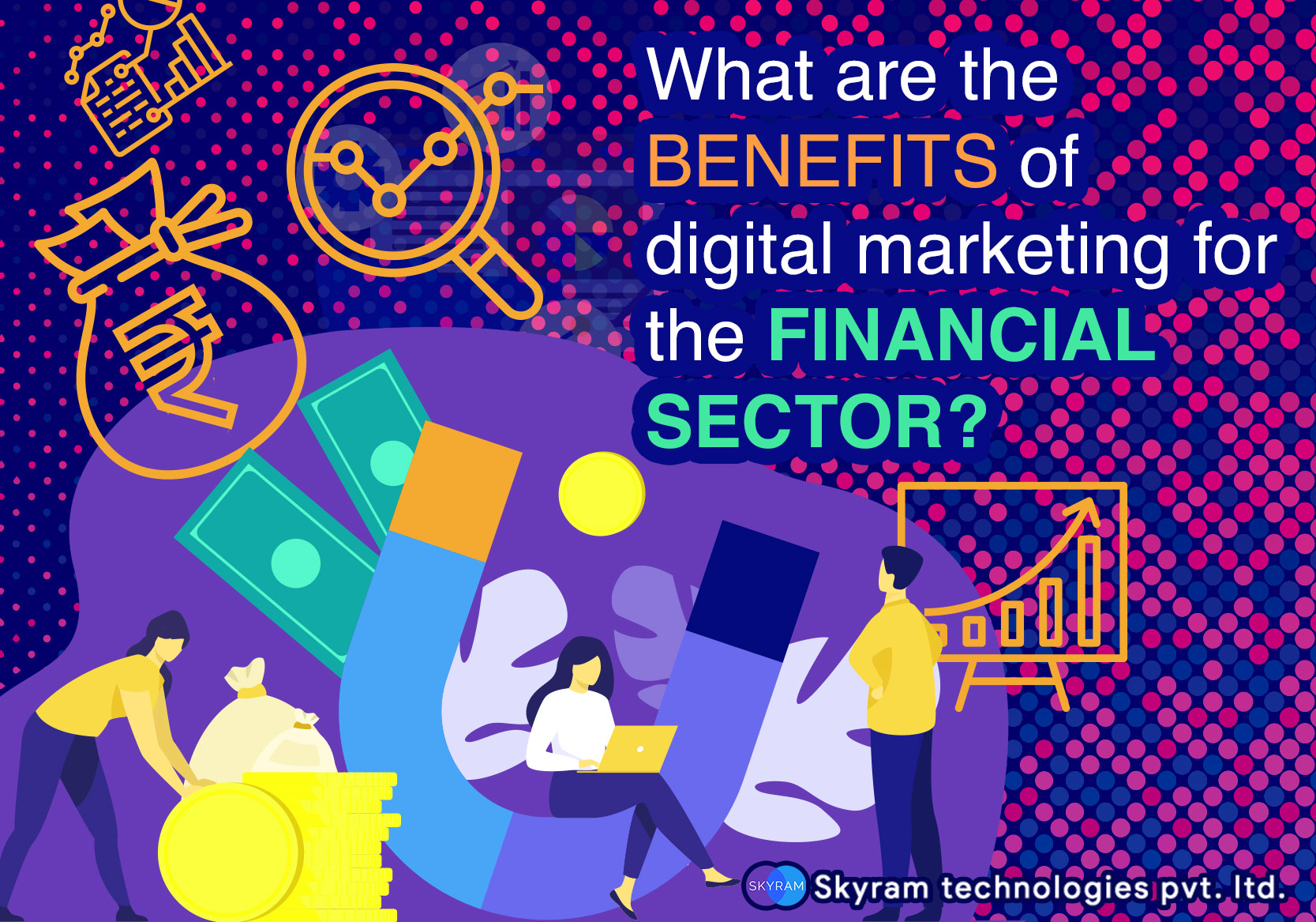 What are the benefits of digital marketing for the financial sector?