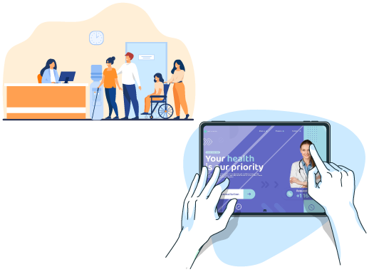 landing page hospital